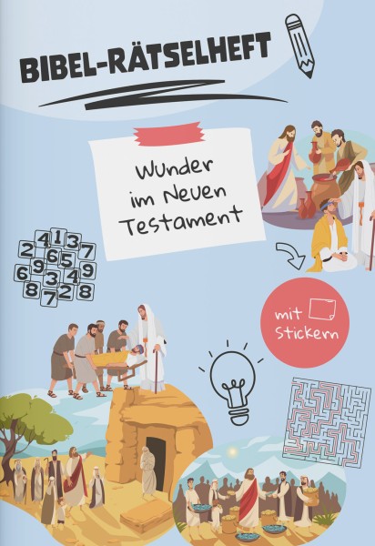 Bibel-Rätselheft - Wunder im Neuen Testament